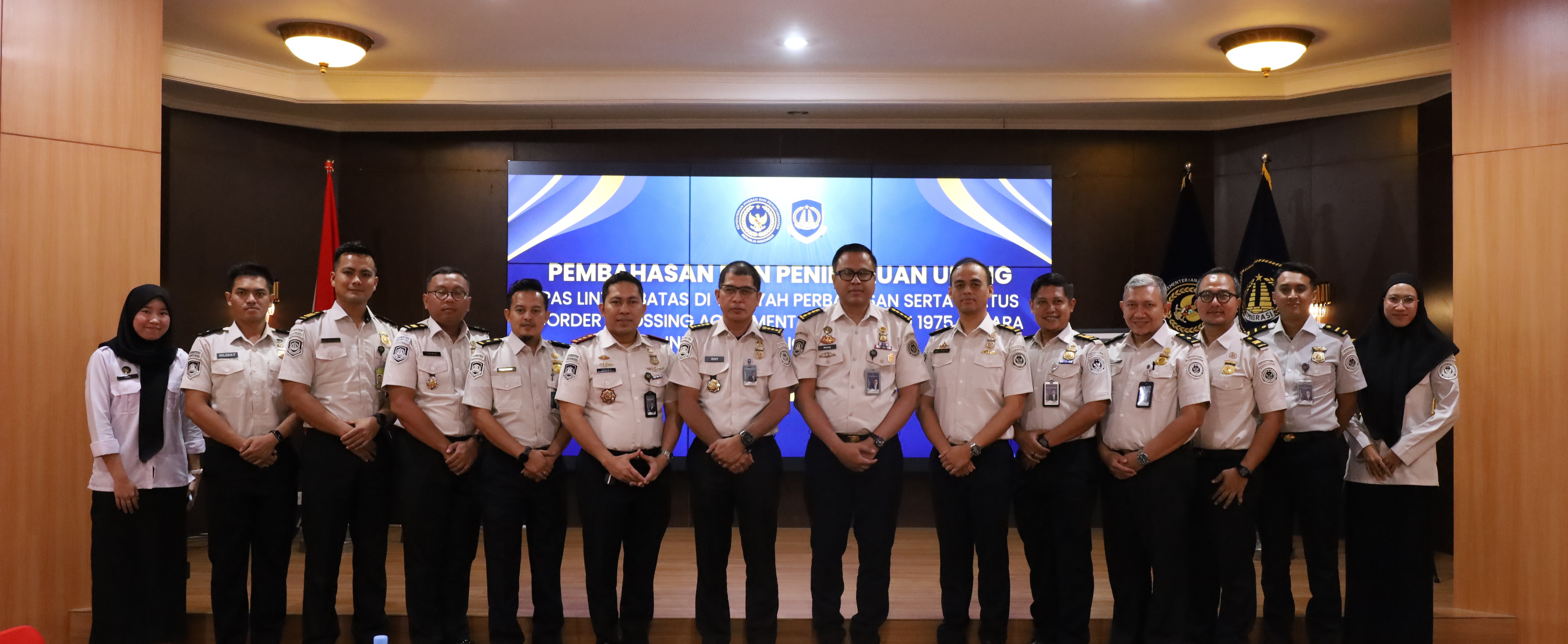 Tim Direktorat Visa dan Dokumen Perjalanan gelar rapat terkait Pas Lintas Batas dan Border Crossing Agreement (BCA) Republik Indonesia Filipina tahun 1975